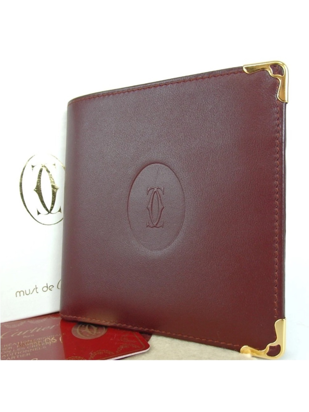 Cartier Leather Bifold Wallet